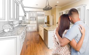 Woman enjoying her kitchen remodel checklist